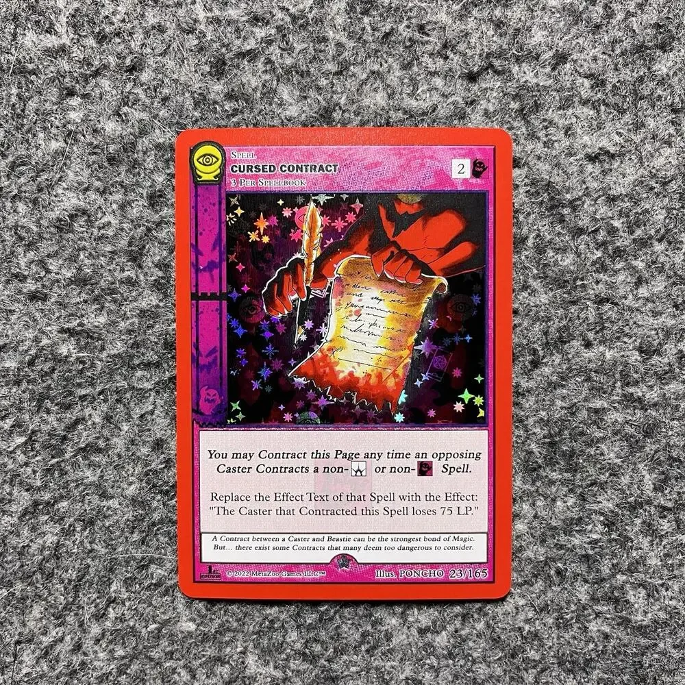 Metazoo Seance Cursed Contract 1st Edition Full Holo 23/165 Hateful 8 NM
